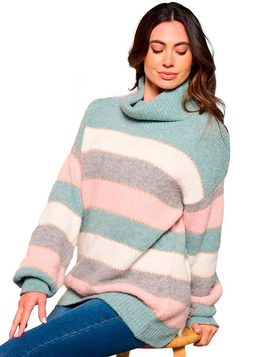 Suéter cuello tortuga para mujer 2