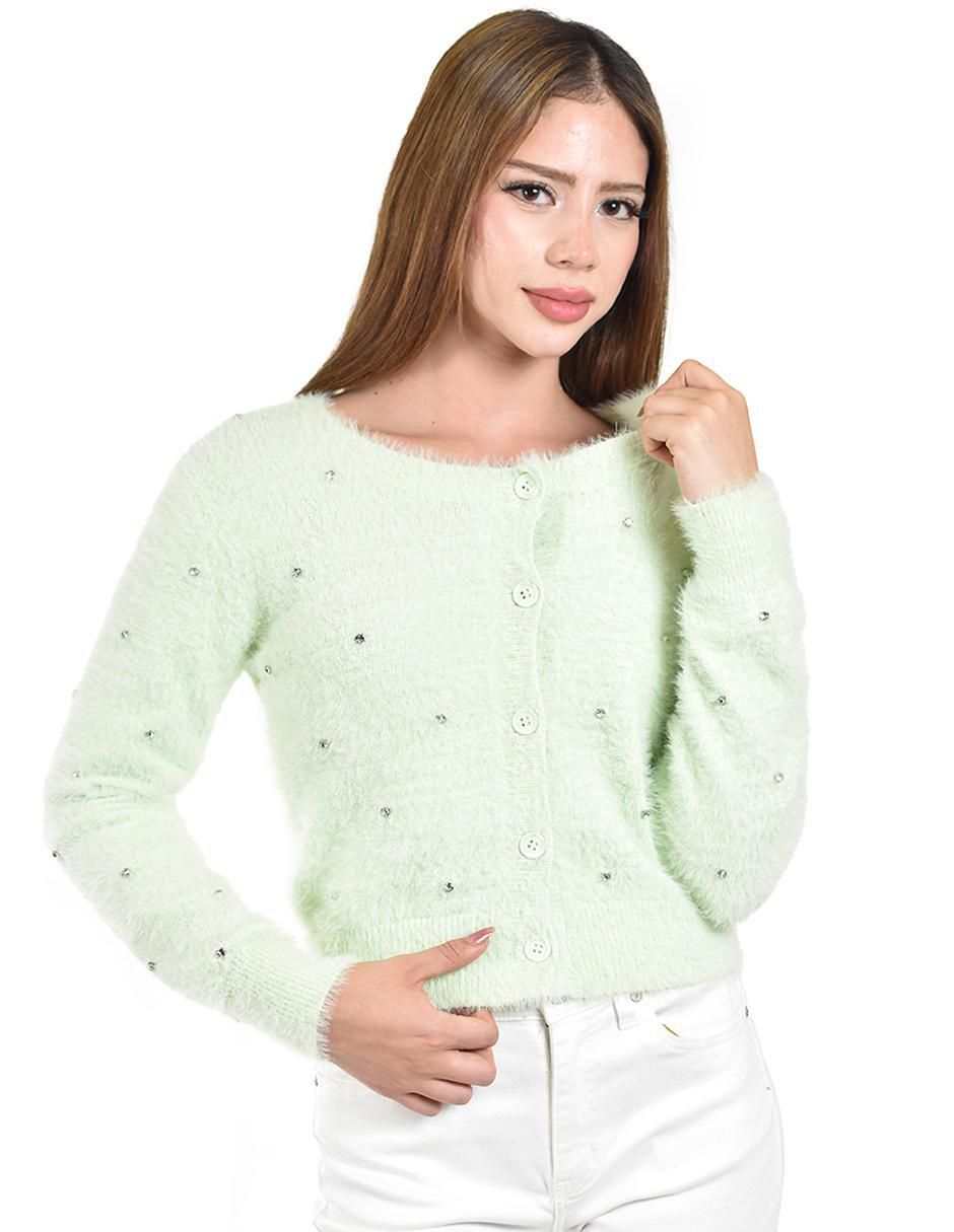 Suéter cuello redondo para mujer