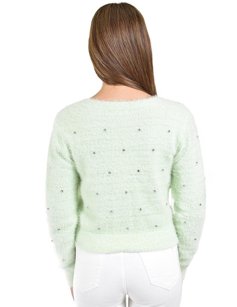 Suéter cuello redondo para mujer 3