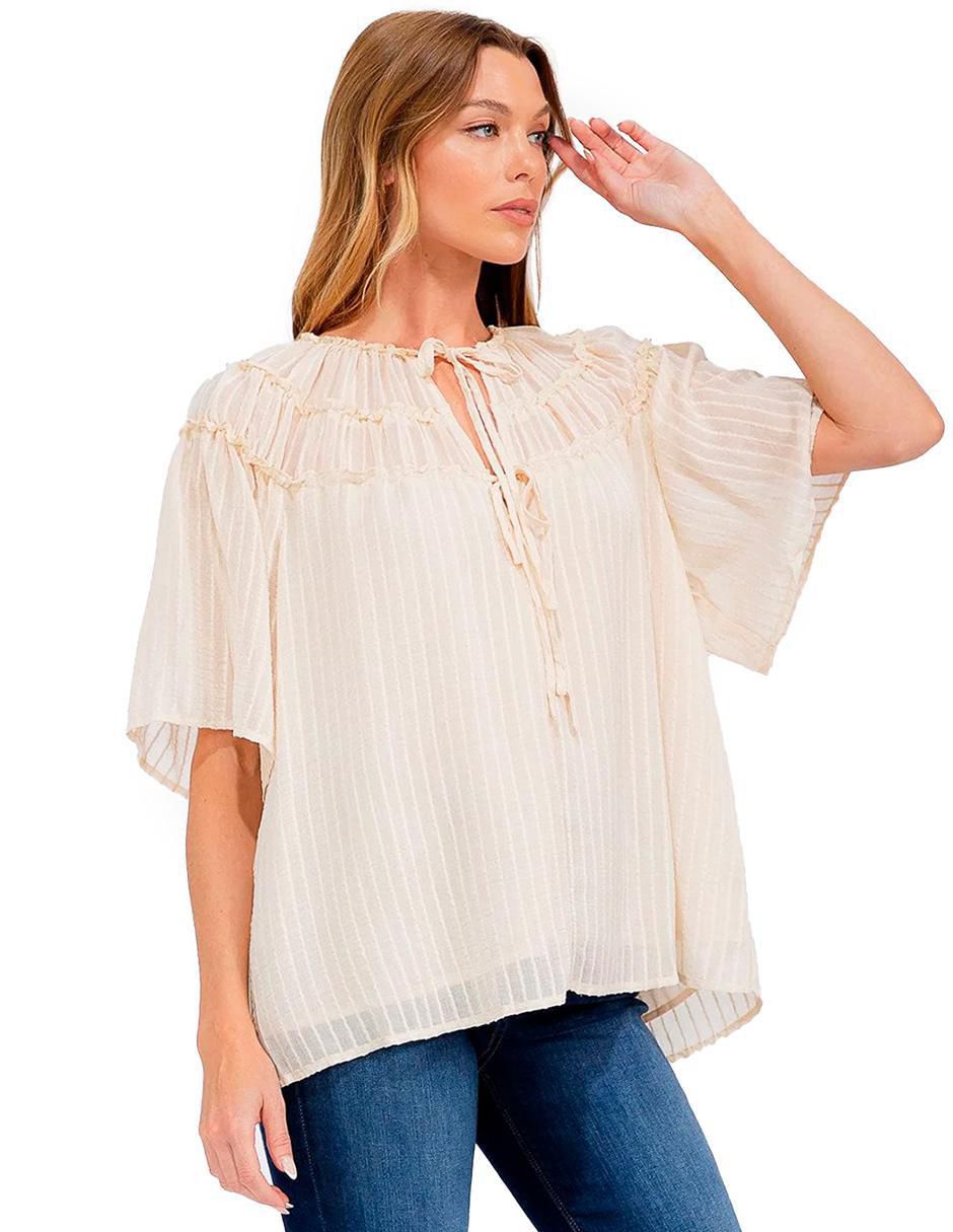 Blusa manga corta para mujer 2