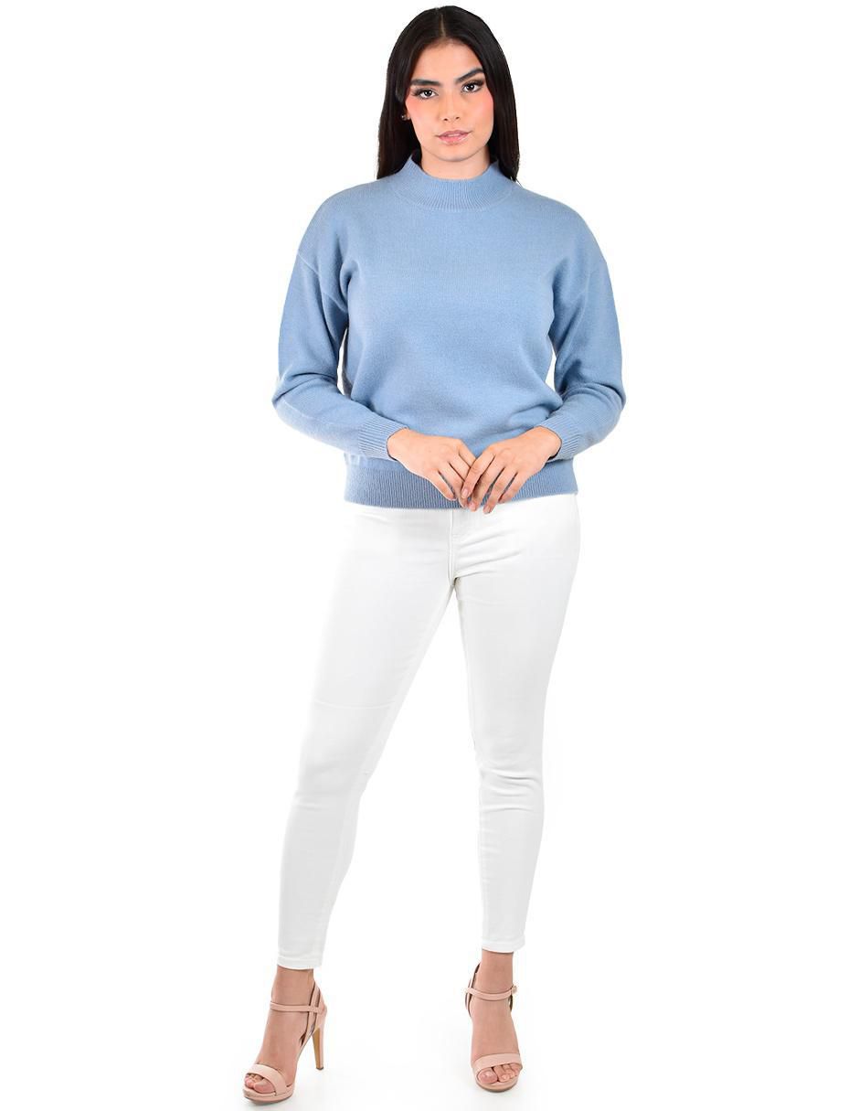 Suéter cuello alto para mujer 5