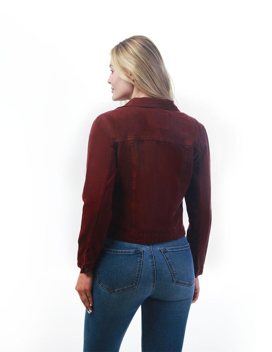 Chamarra denim de mezclilla para mujer 3