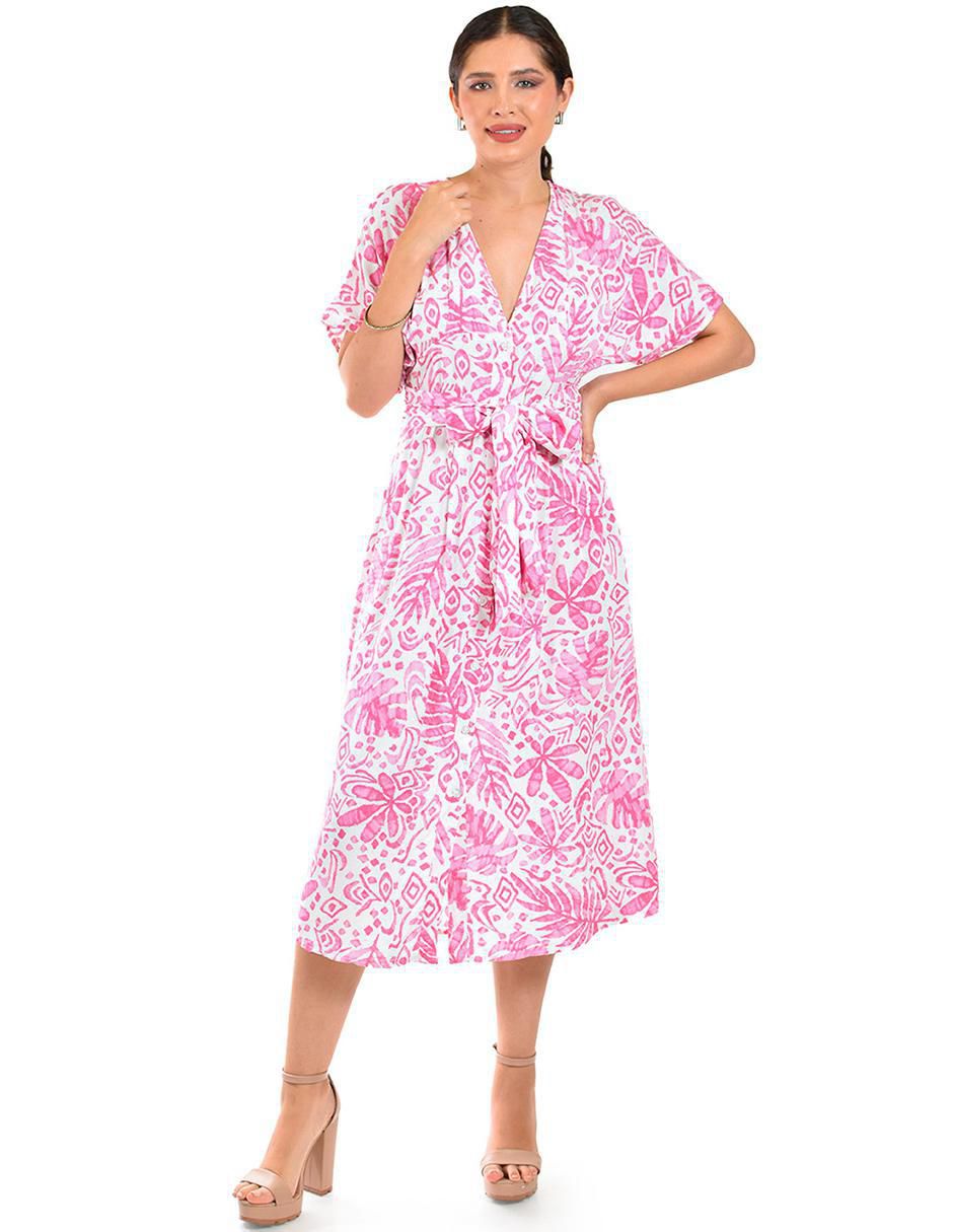 Vestido midi casual para mujer 4