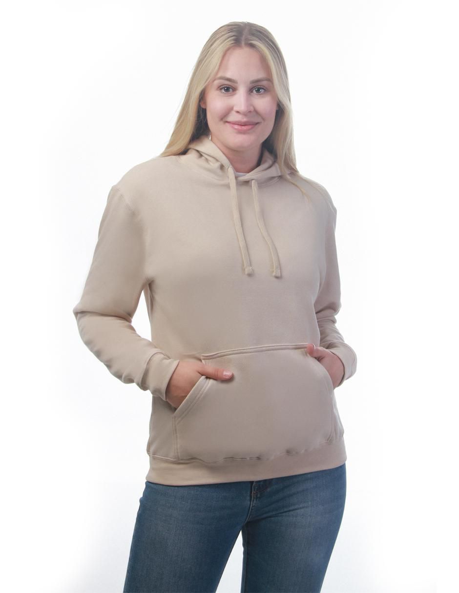 Sudadera con capucha y bolsa Básicos para mujer 7