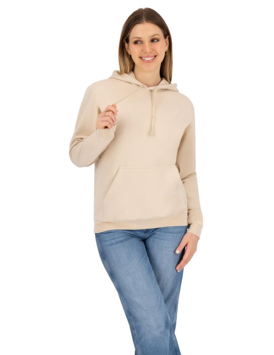 Sudadera con capucha y bolsa Básicos para mujer 8