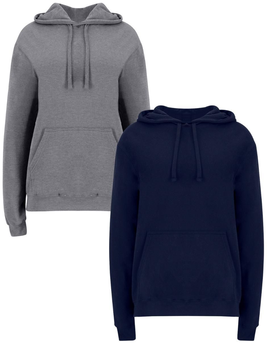 Sudadera con capucha y bolsa Básicos para mujer