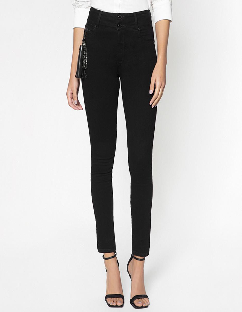 Jeans skinny corte cintura para mujer Jeans skinny corte cintura para mujer