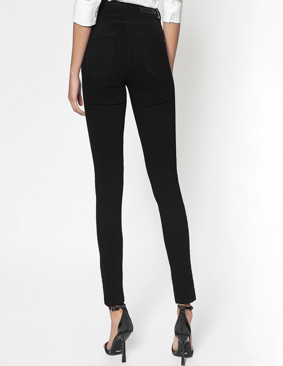 Jeans skinny corte cintura para mujer