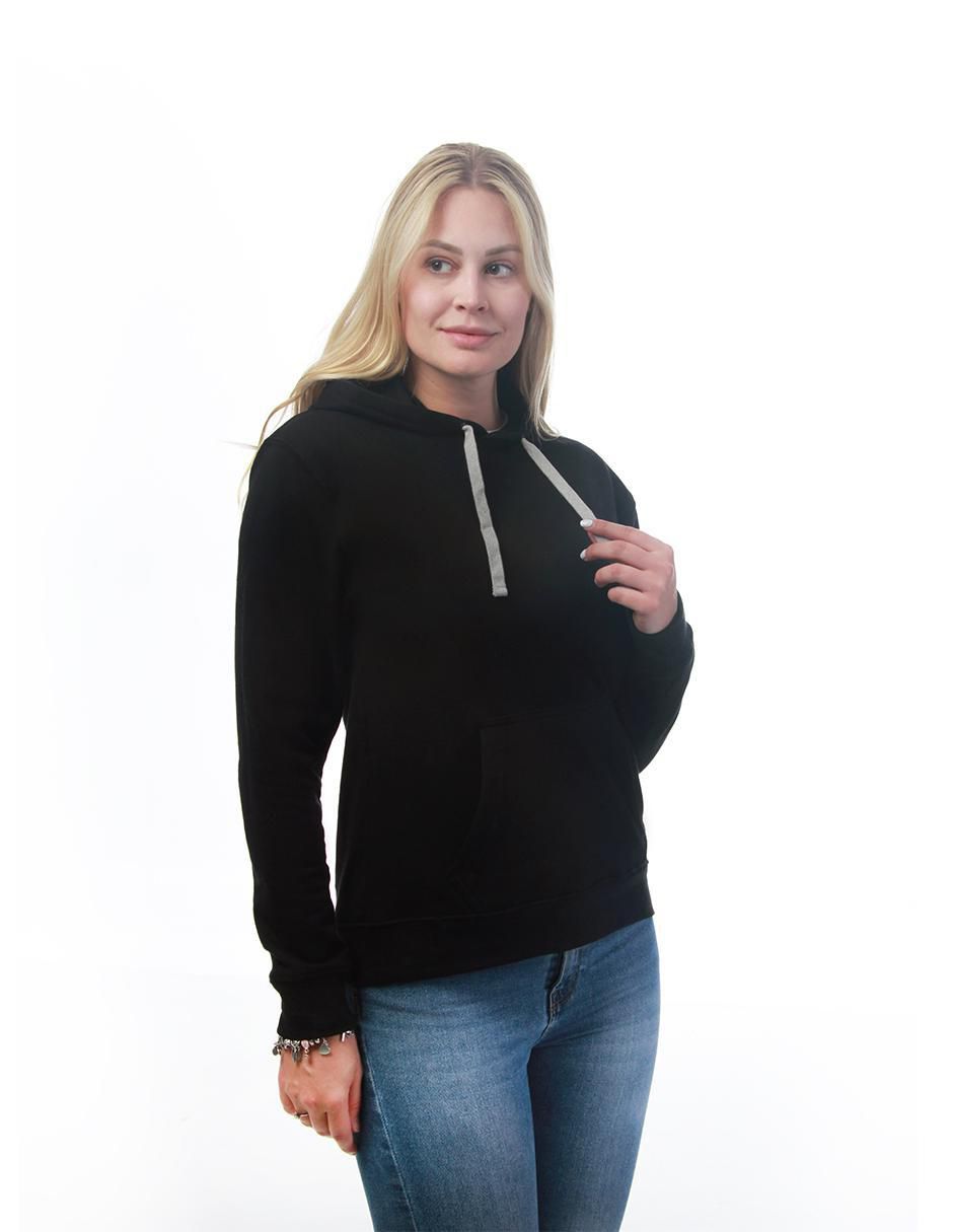 Sudadera con capucha y bolsa Básicos para mujer 5