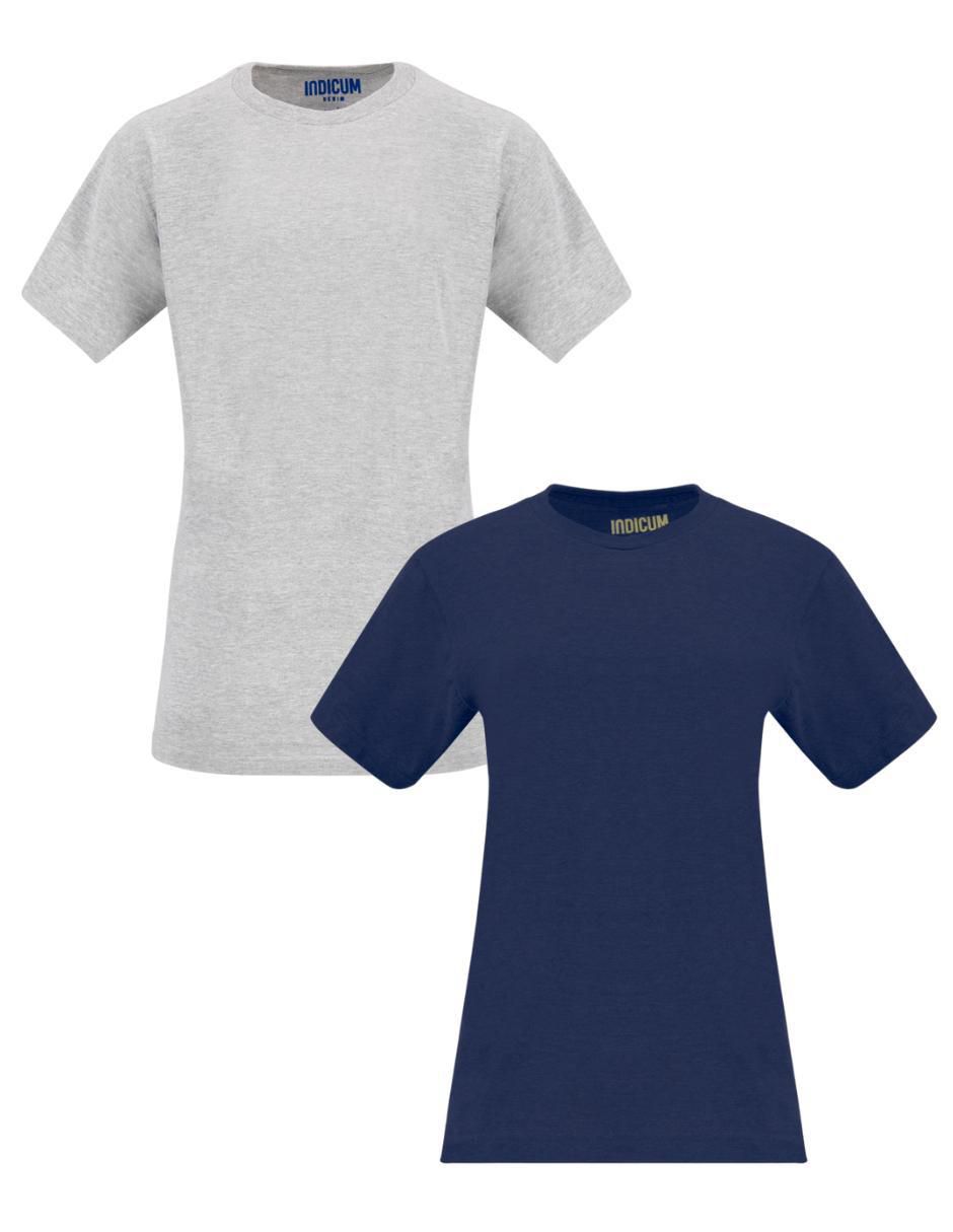 Playera manga corta Básicos cuello redondo para mujer