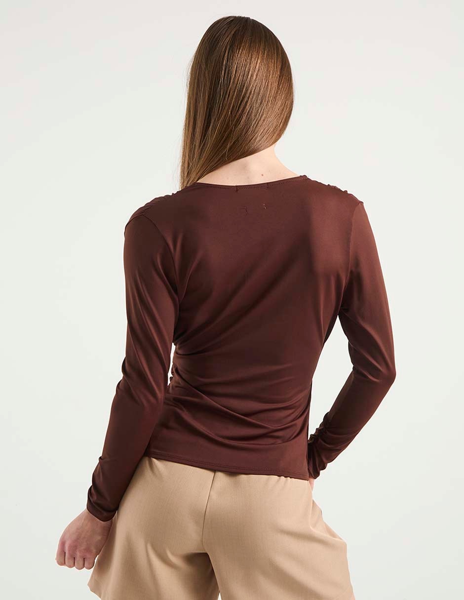 Blusa manga larga para mujer 2