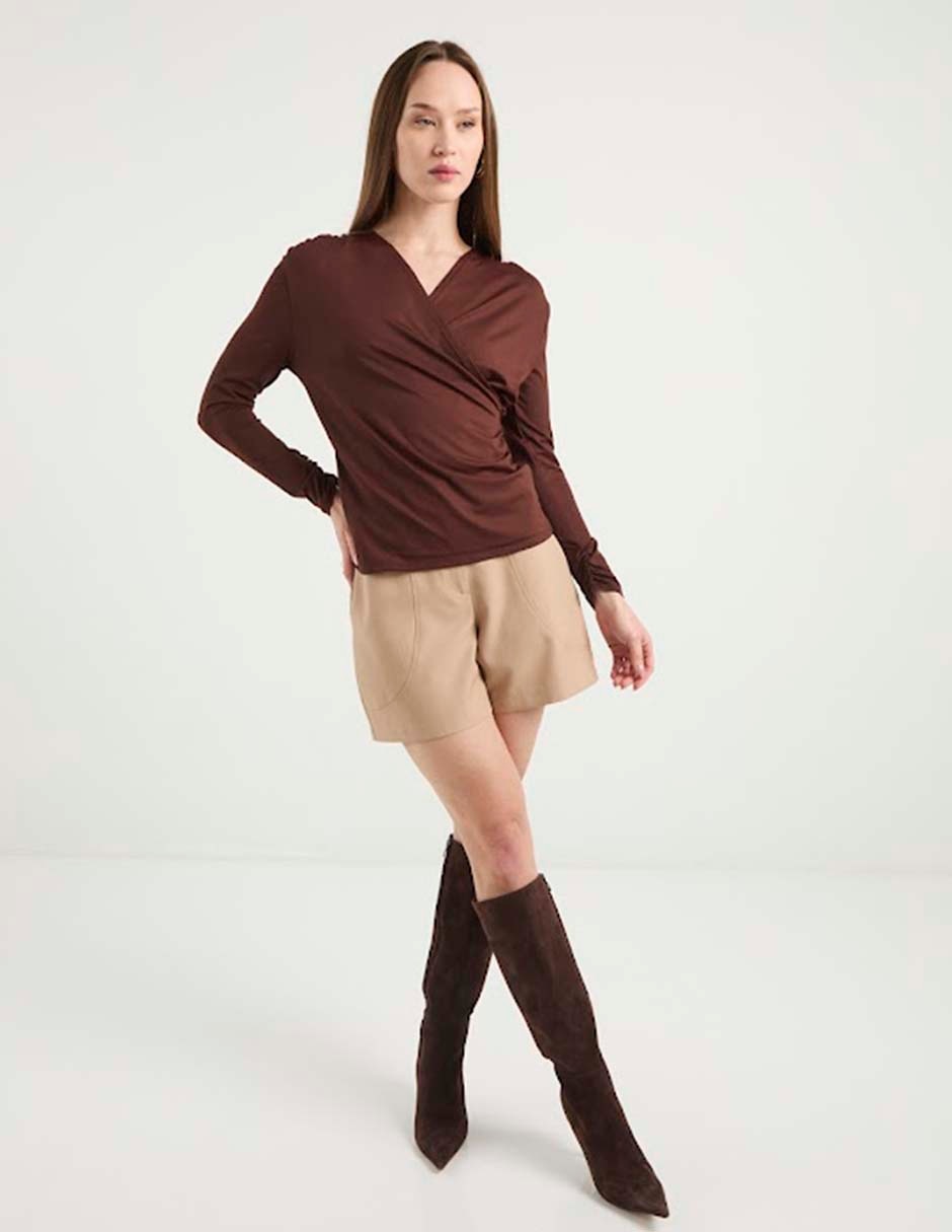Blusa manga larga para mujer 3