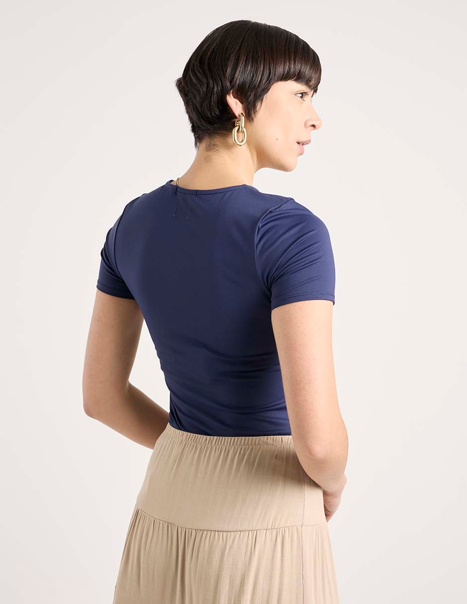 Blusa Petite Studio manga corta para mujer