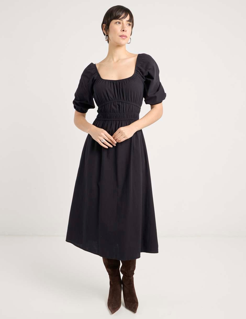 Vestido midi casual para mujer Vestido midi casual para mujer