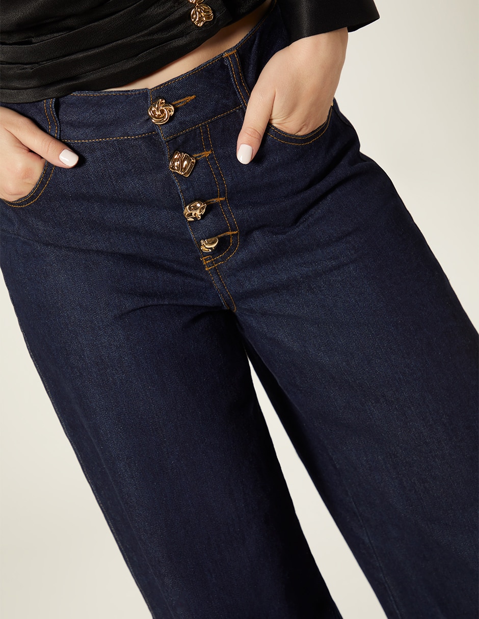 Jeans amplio Musa Oriental para mujer 4