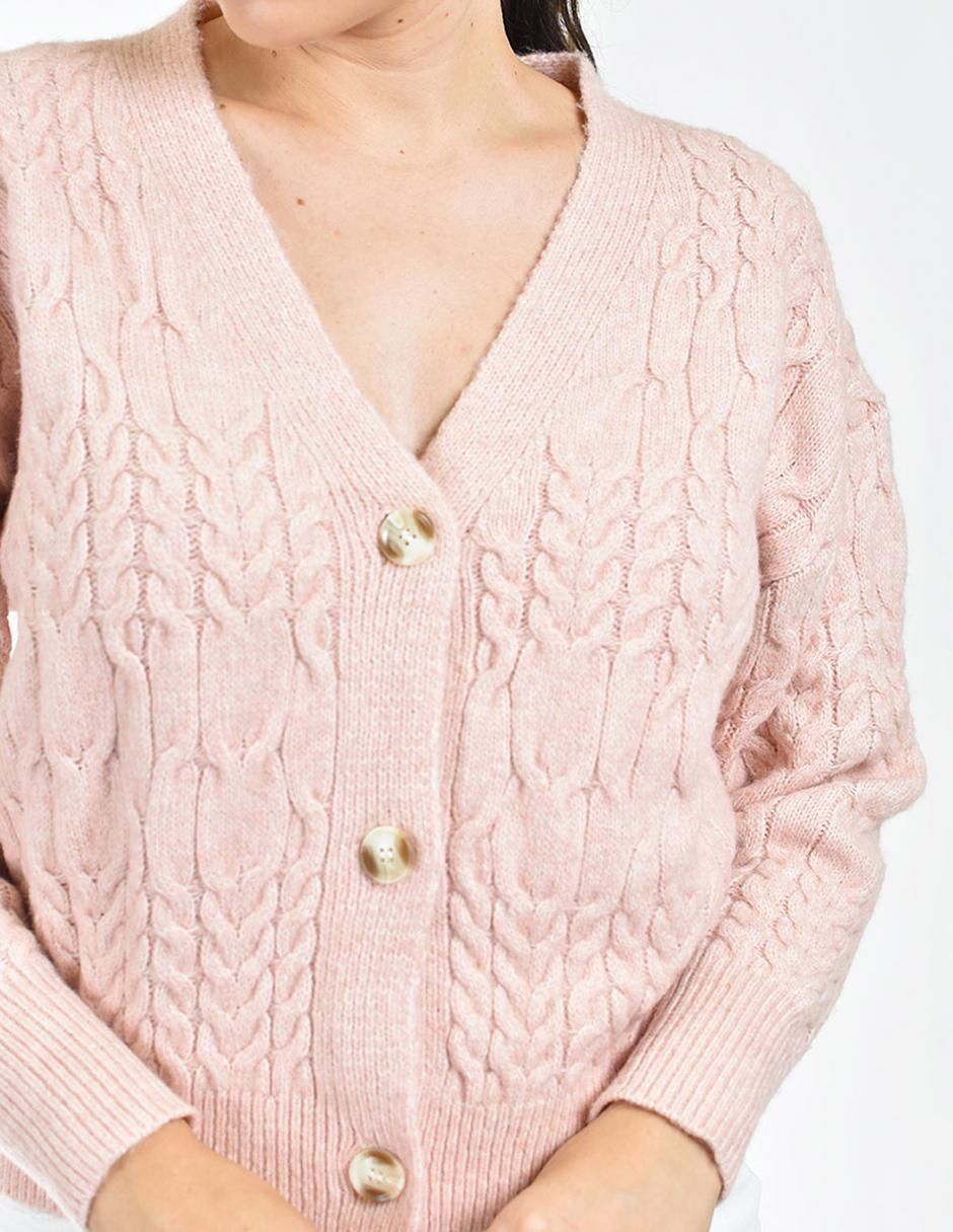 Suéter cuello V para mujer 4