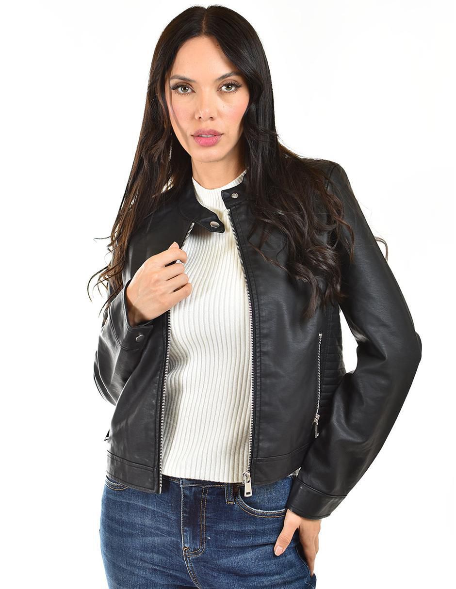 Chamarra casual impermeable para mujer