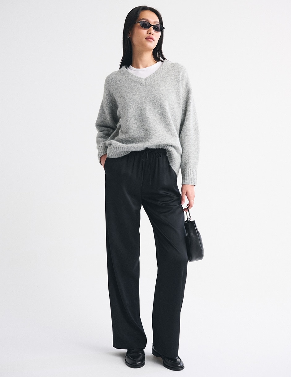 Pantalón wide leg para mujer 4