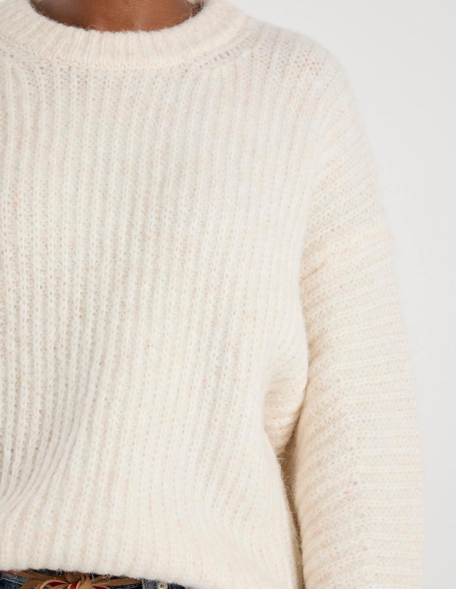 Suéter cuello redondo para mujer 5