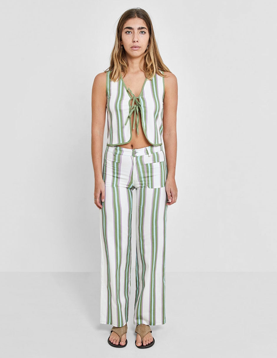 Pantalón relaxed straight para mujer 2
