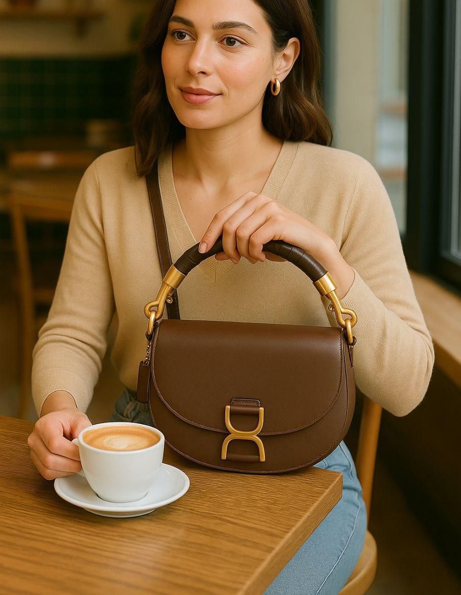 Bolsa crossbody Marena de cuero para mujer 5
