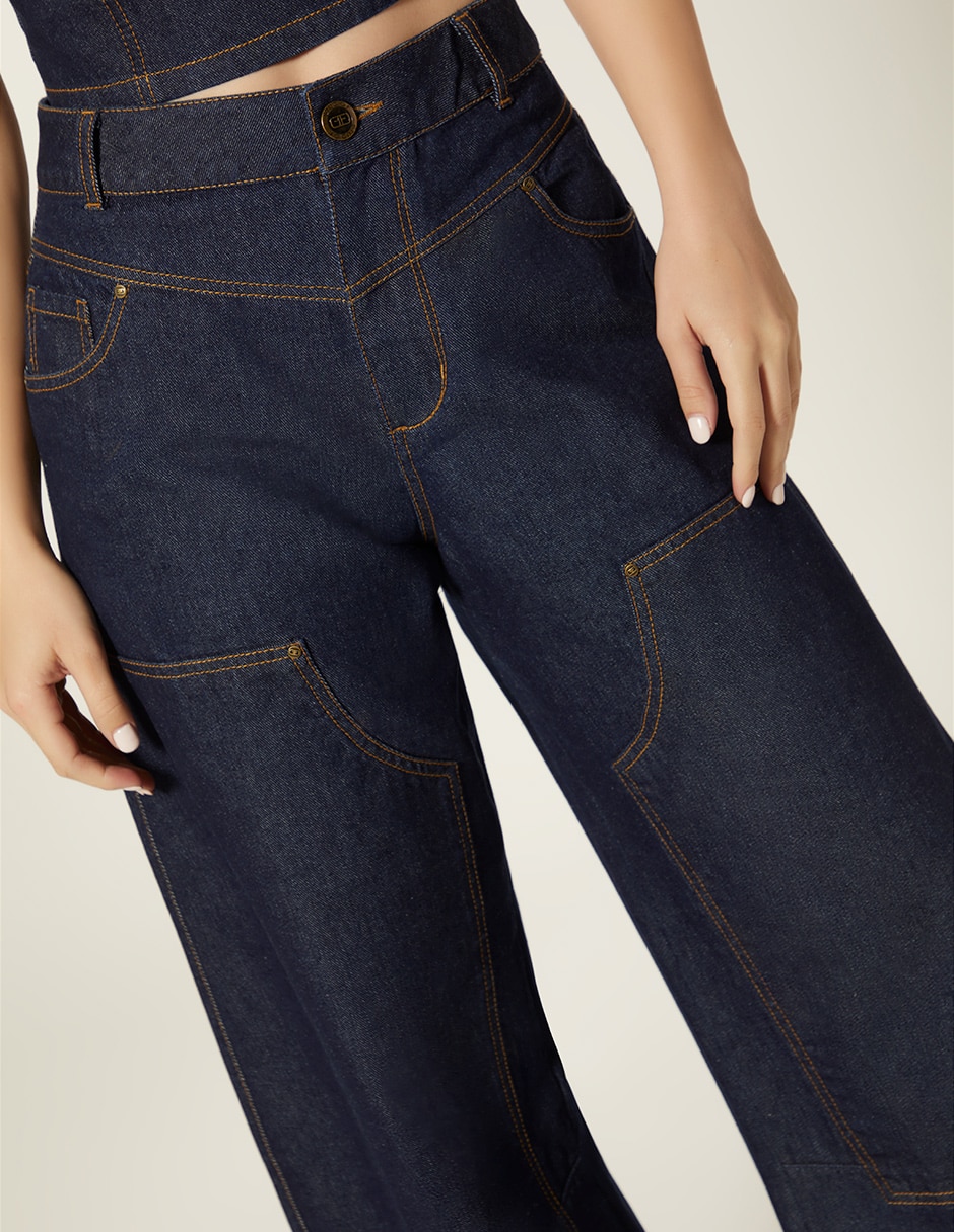 Jeans barrel Set Barril para mujer 4