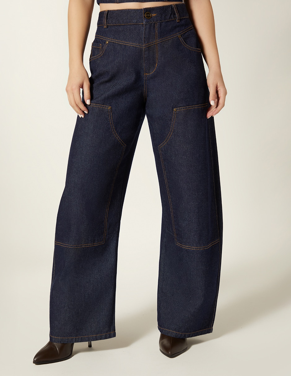 Jeans barrel Set Barril para mujer