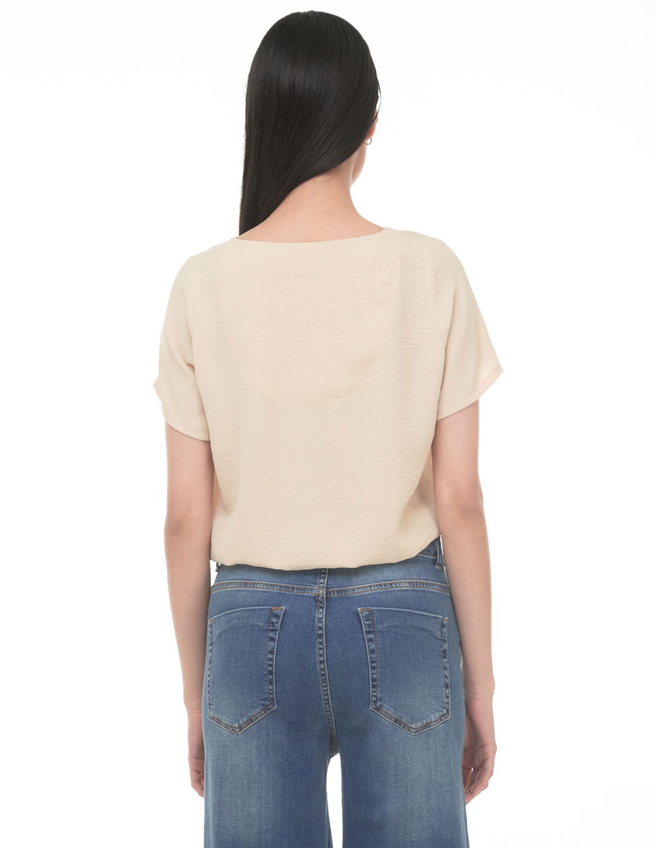 Blusa manga corta para mujer 2