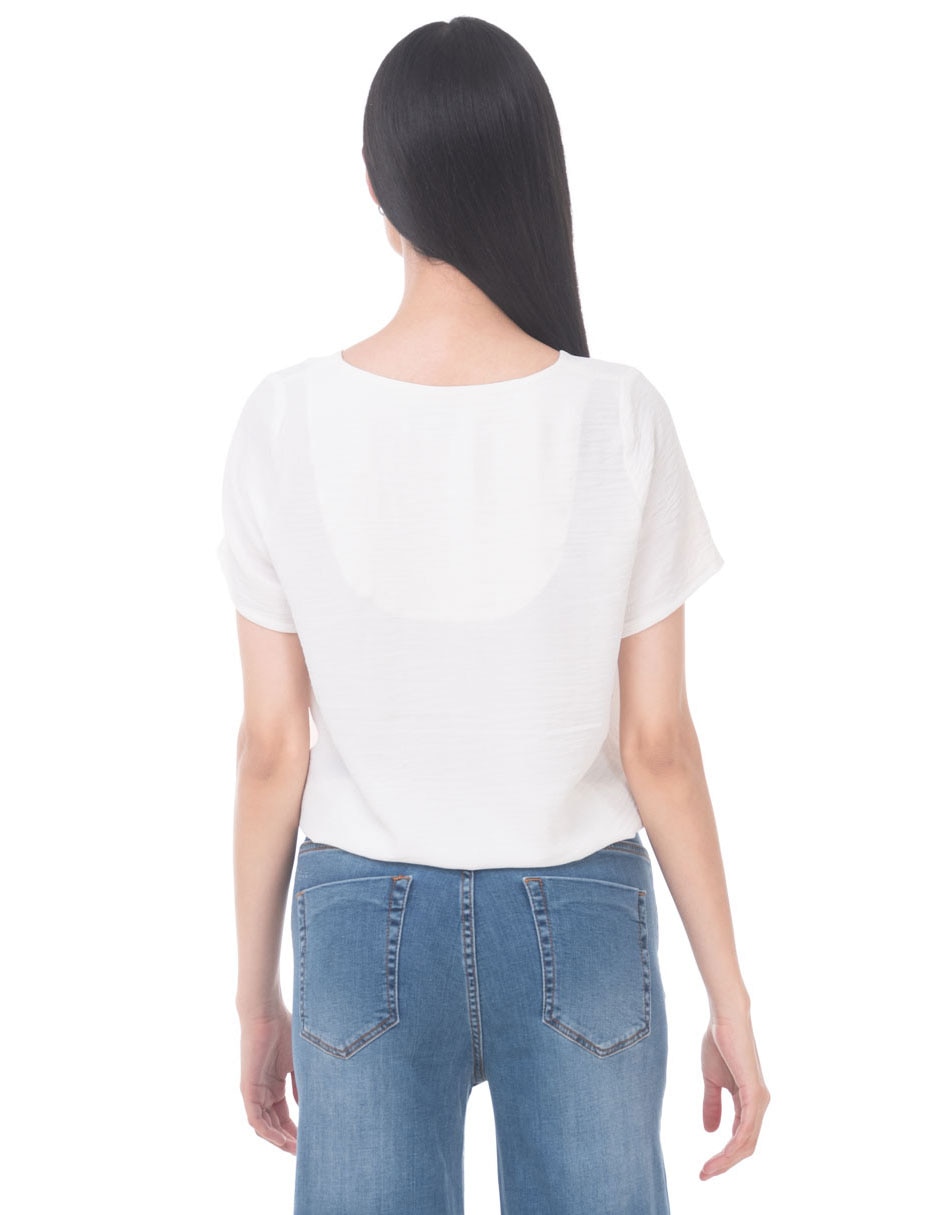 Blusa manga corta para mujer 2