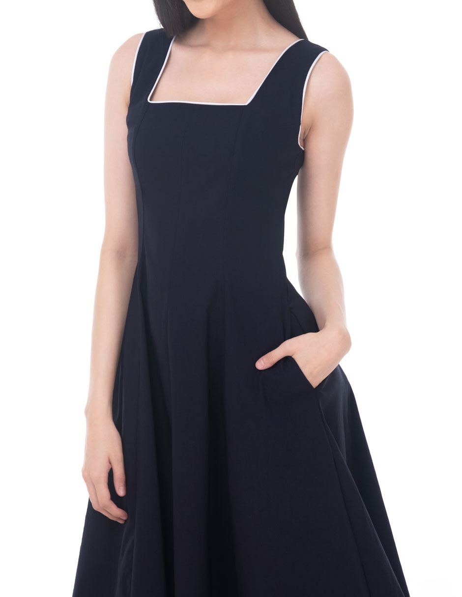 Vestido midi casual para mujer 4