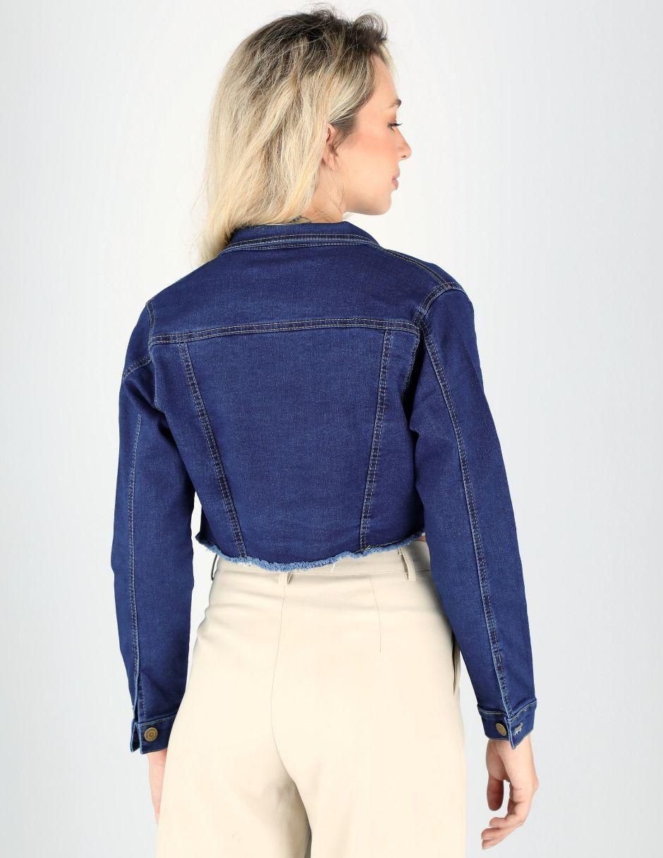 "chamarra" denim savage monkey no impermeable "de" mezclilla "para mujer"