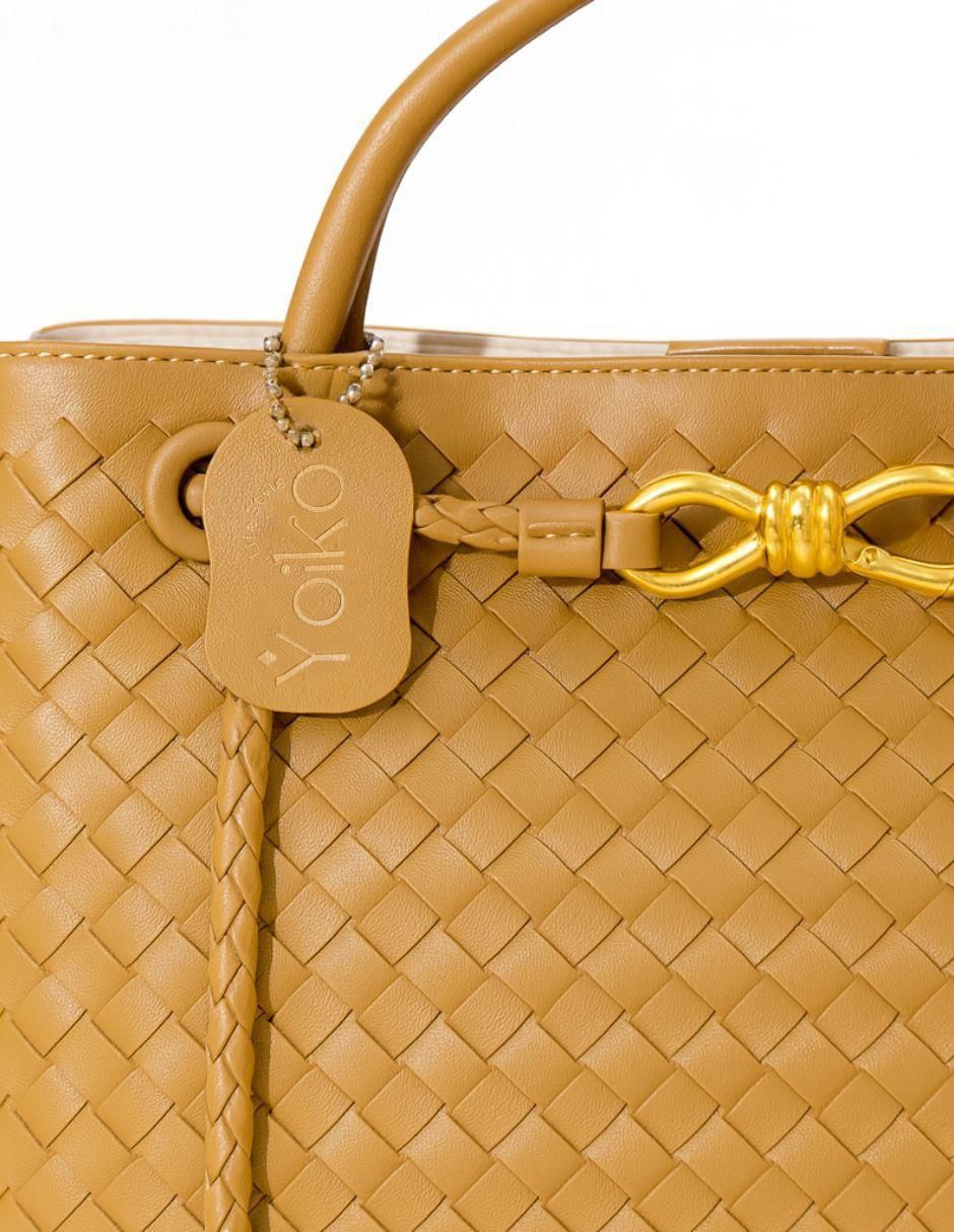 Bolsa satchel Terra de cuero para mujer 4