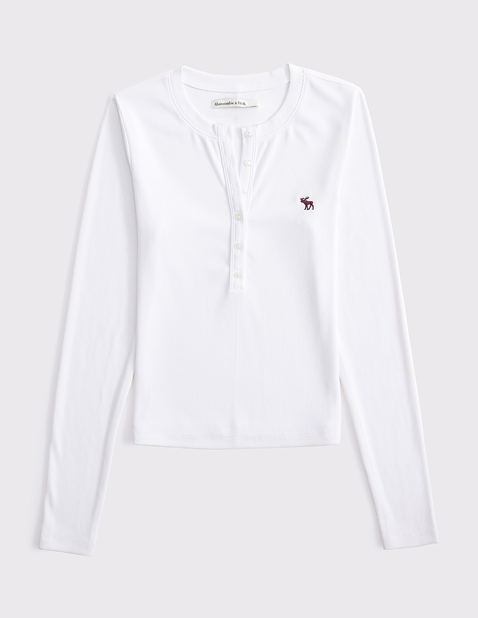 Top cuello henley