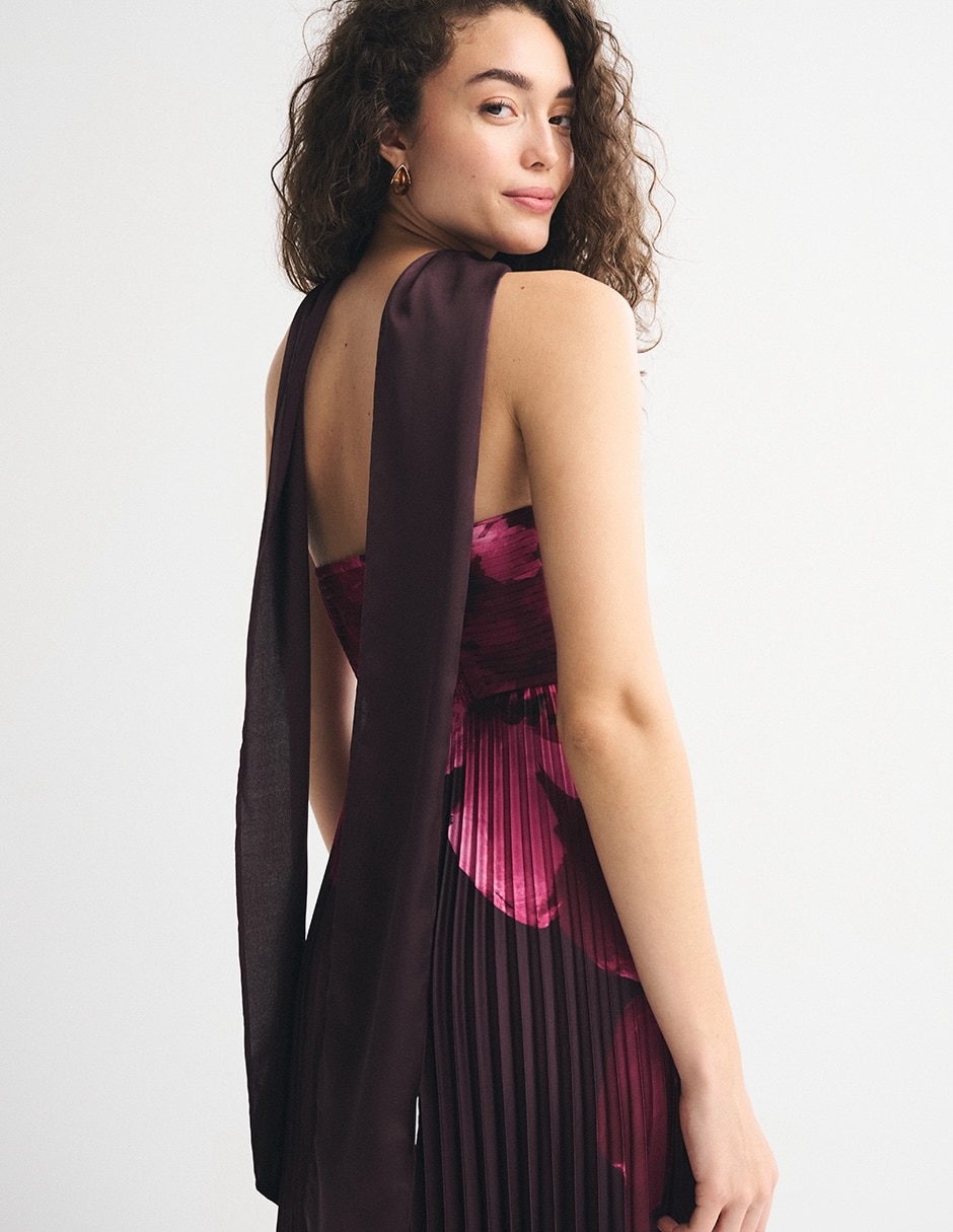 Vestido maxi fiesta escote corazon 6