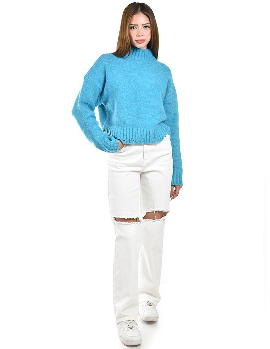 Suéter cuello alto para mujer 5