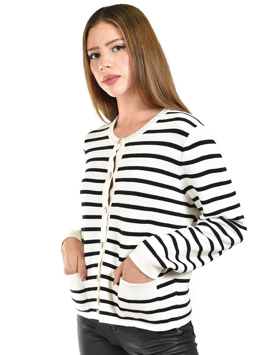 Suéter cuello redondo para mujer 2