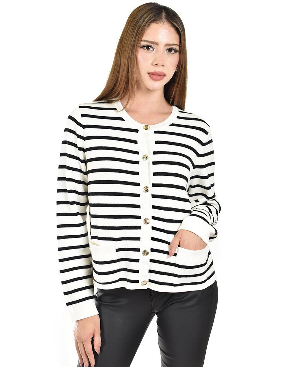 Suéter cuello redondo para mujer 4