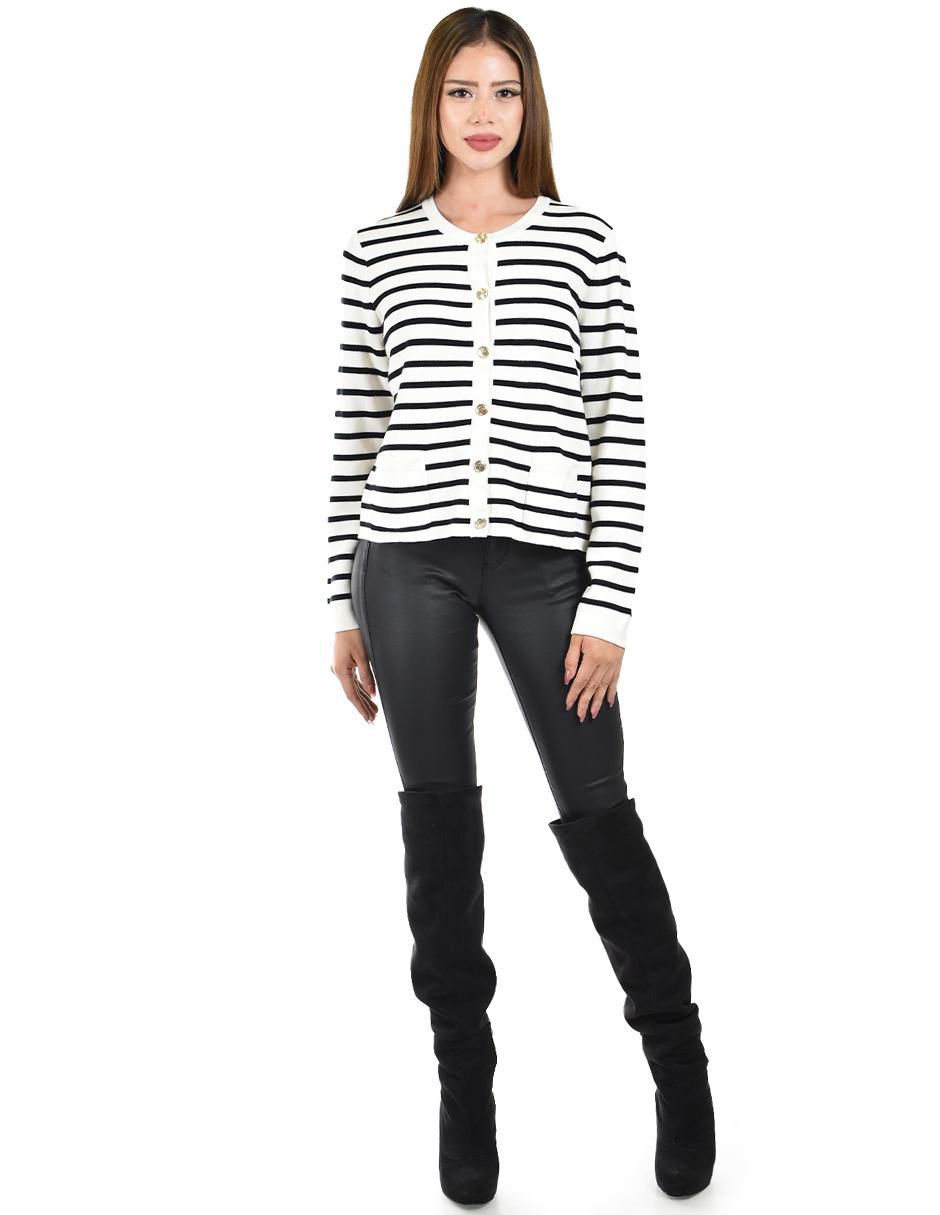 Suéter cuello redondo para mujer 5