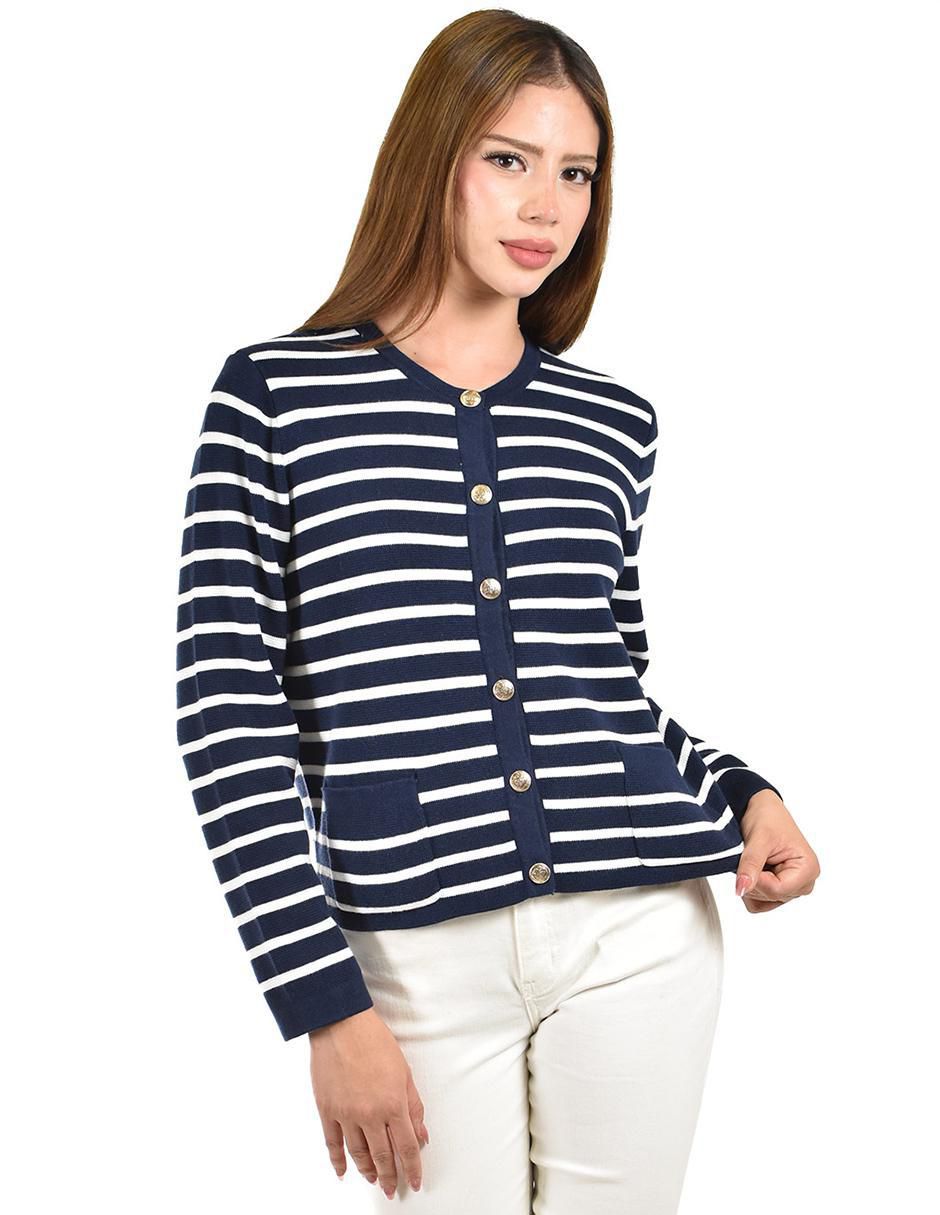 Suéter cuello redondo para mujer 4
