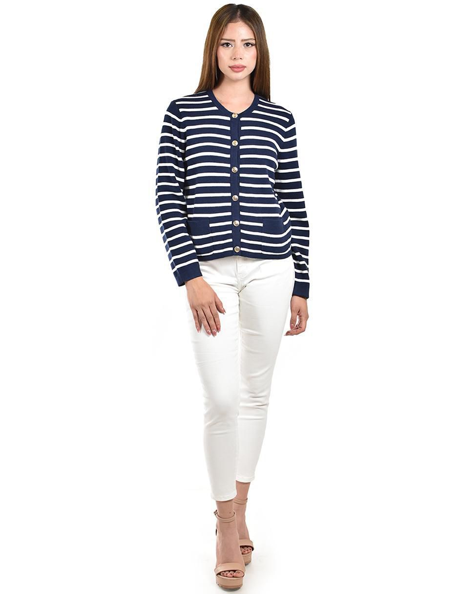 Suéter cuello redondo para mujer 5