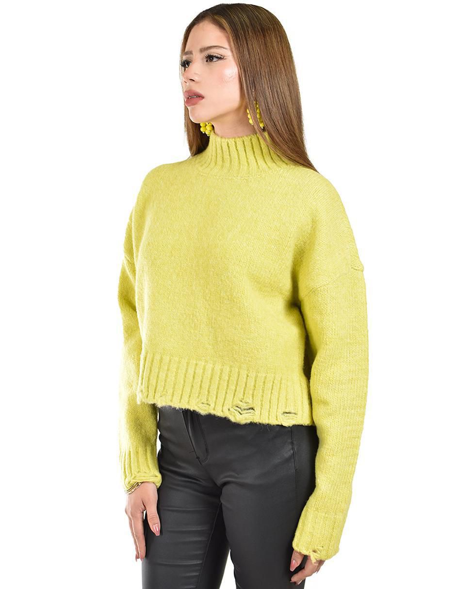 Suéter cuello alto para mujer 2