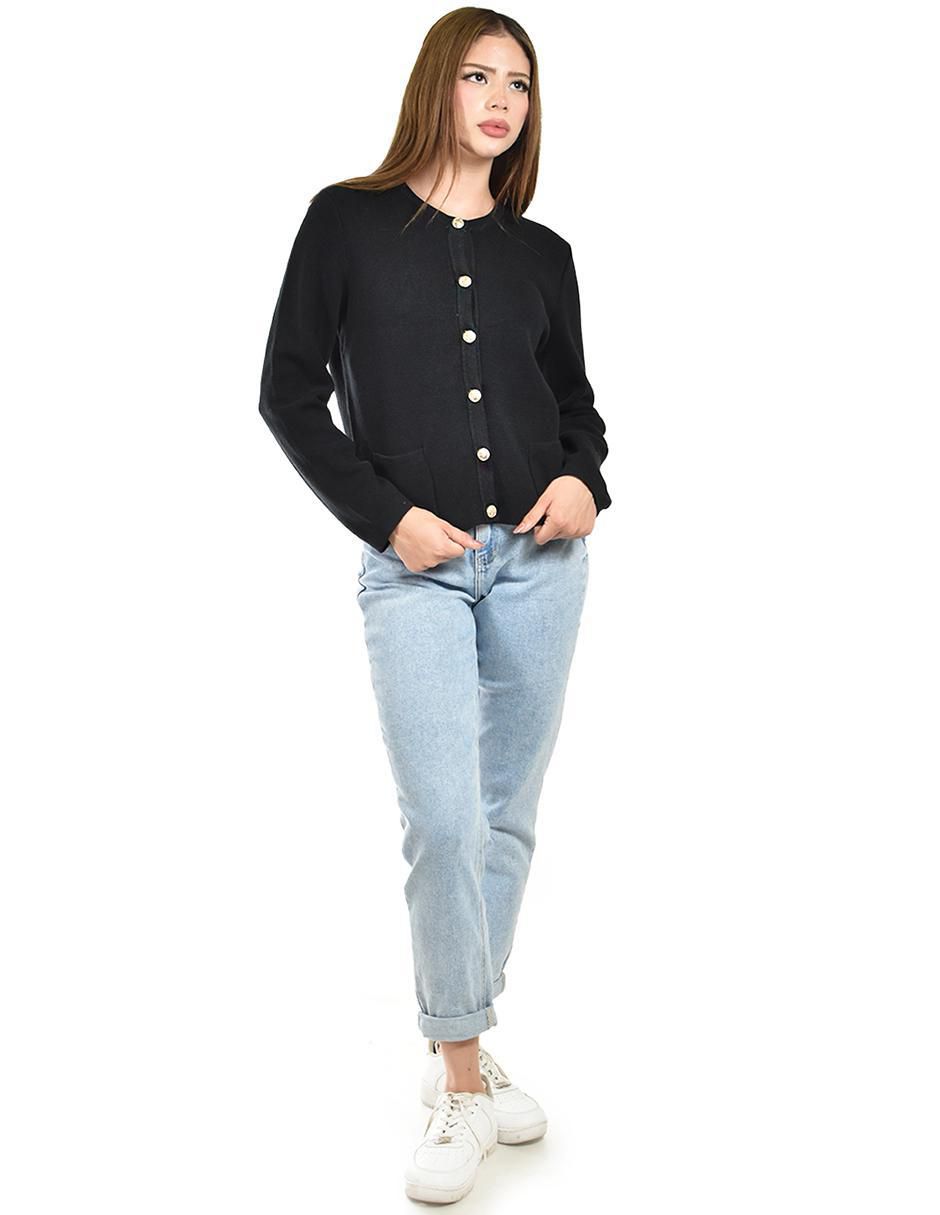 Suéter cuello redondo para mujer 5