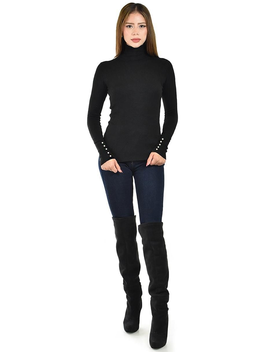 Suéter cuello alto para mujer 5