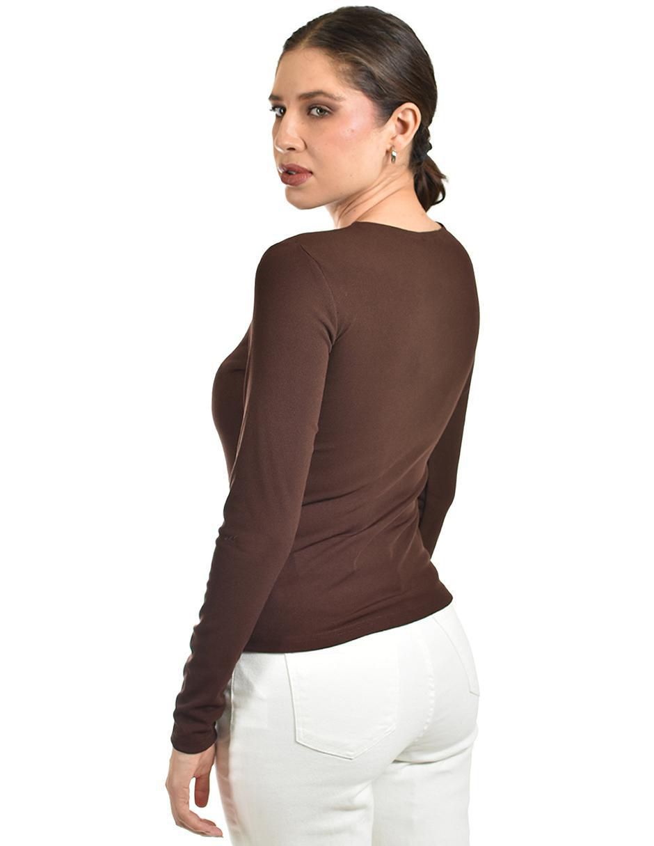 Blusa manga larga para mujer 3