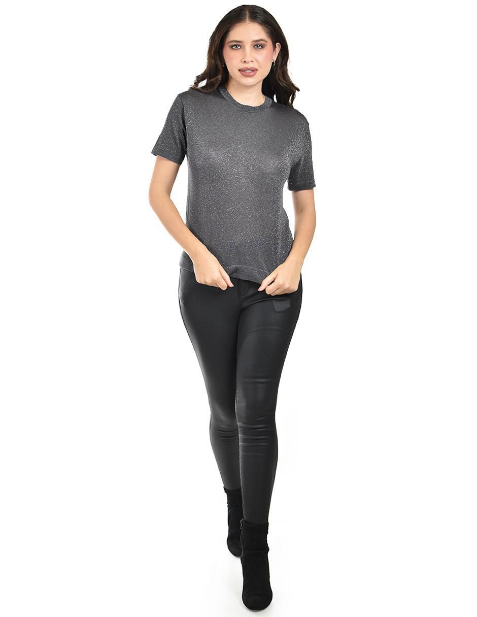 Blusa manga corta para mujer 5