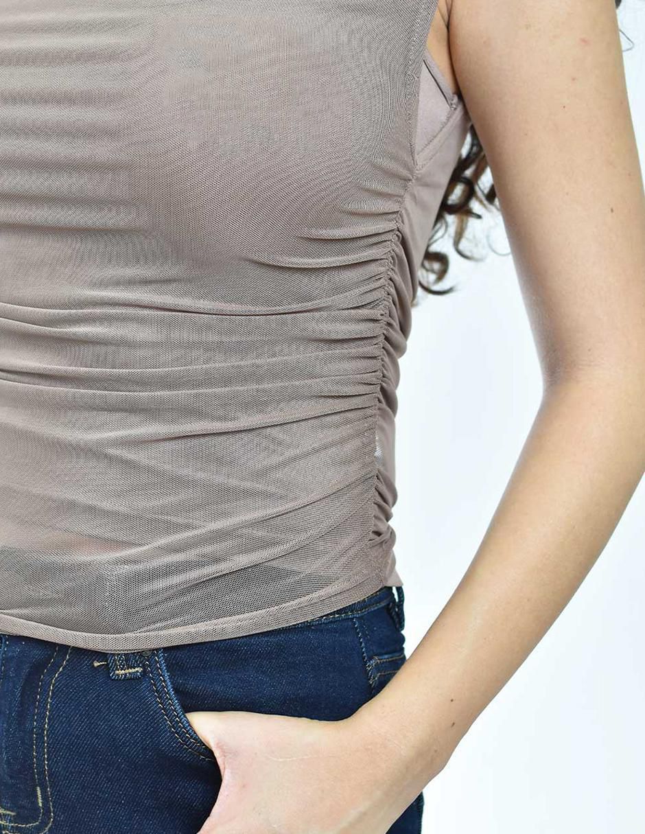 Blusa sin manga para mujer 4