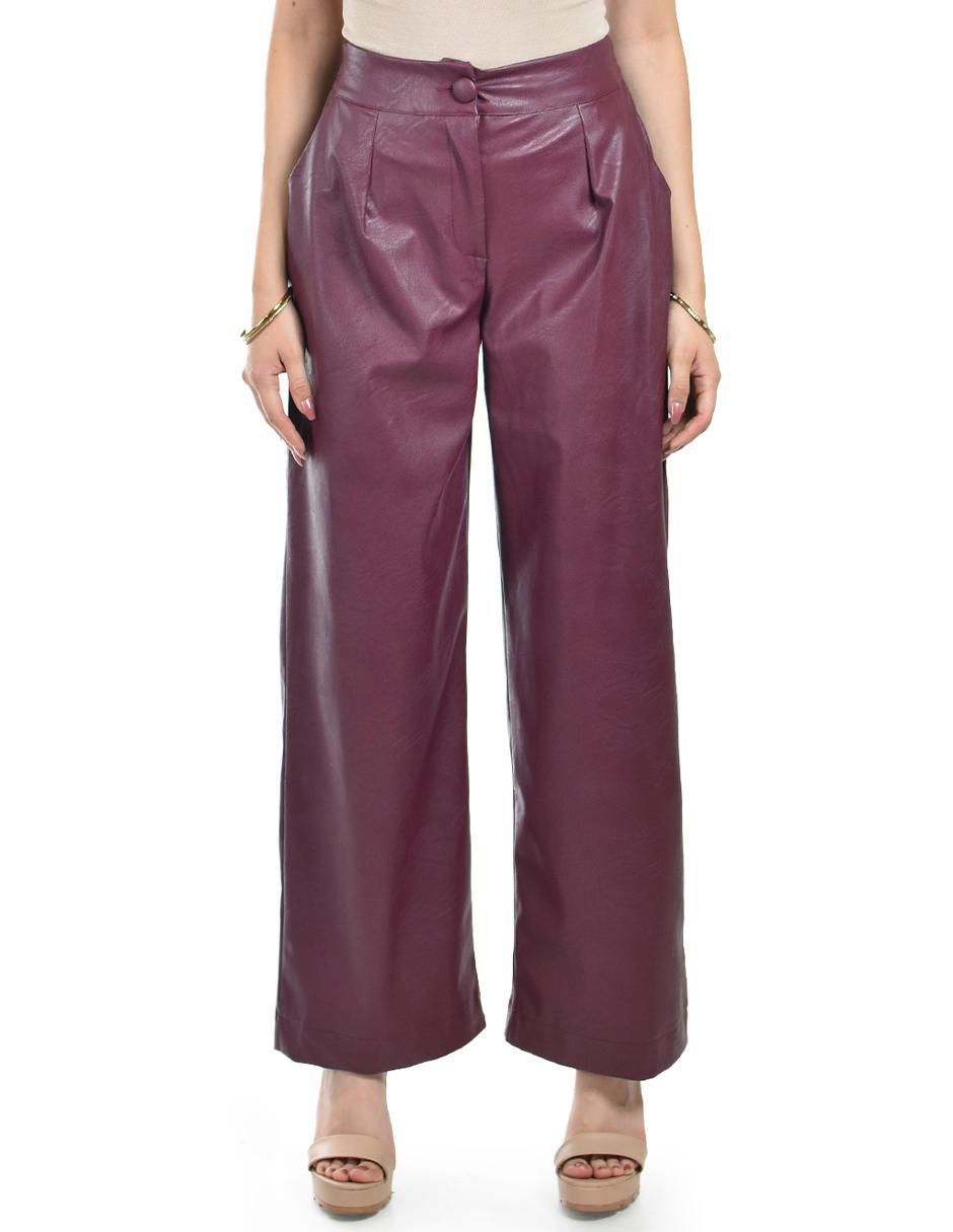 Pantalón de vestir wide leg para mujer