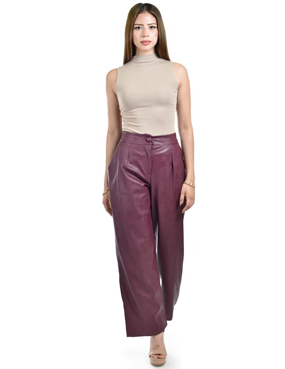 Pantalón de vestir wide leg para mujer 4