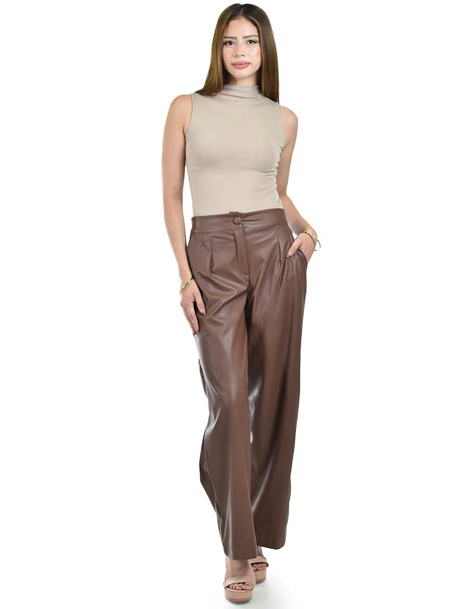 Pantalón de vestir wide leg para mujer 5
