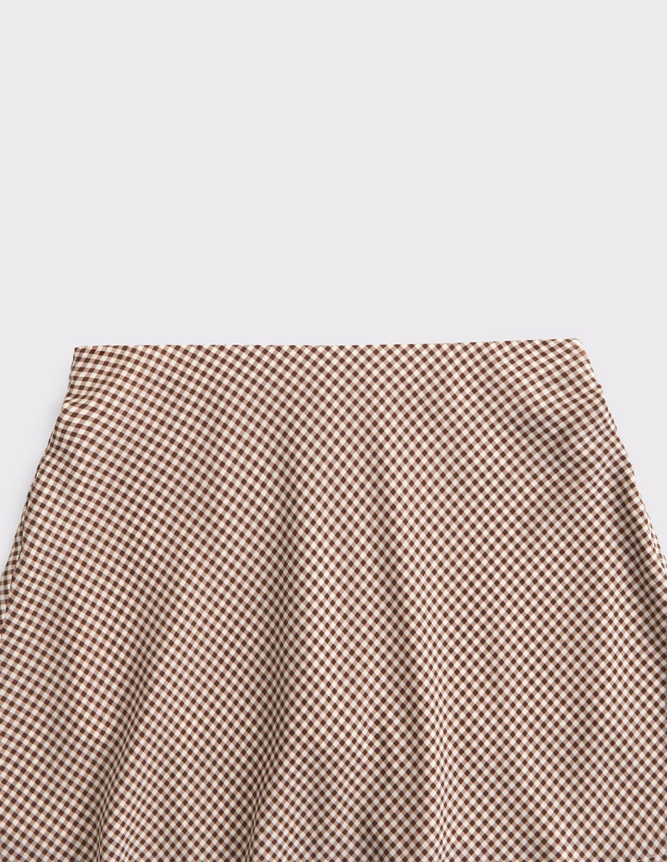 Falda mini cintura alta 2